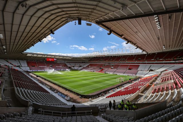A general view of Stadium of Light ahead of the Premier League match Sunderland vs Tottenham Hotspur at Stadium Of Light, Sunderland, United Kingdom on 12 April 2026

(Photo by Alfie Cosgrove/News Images)