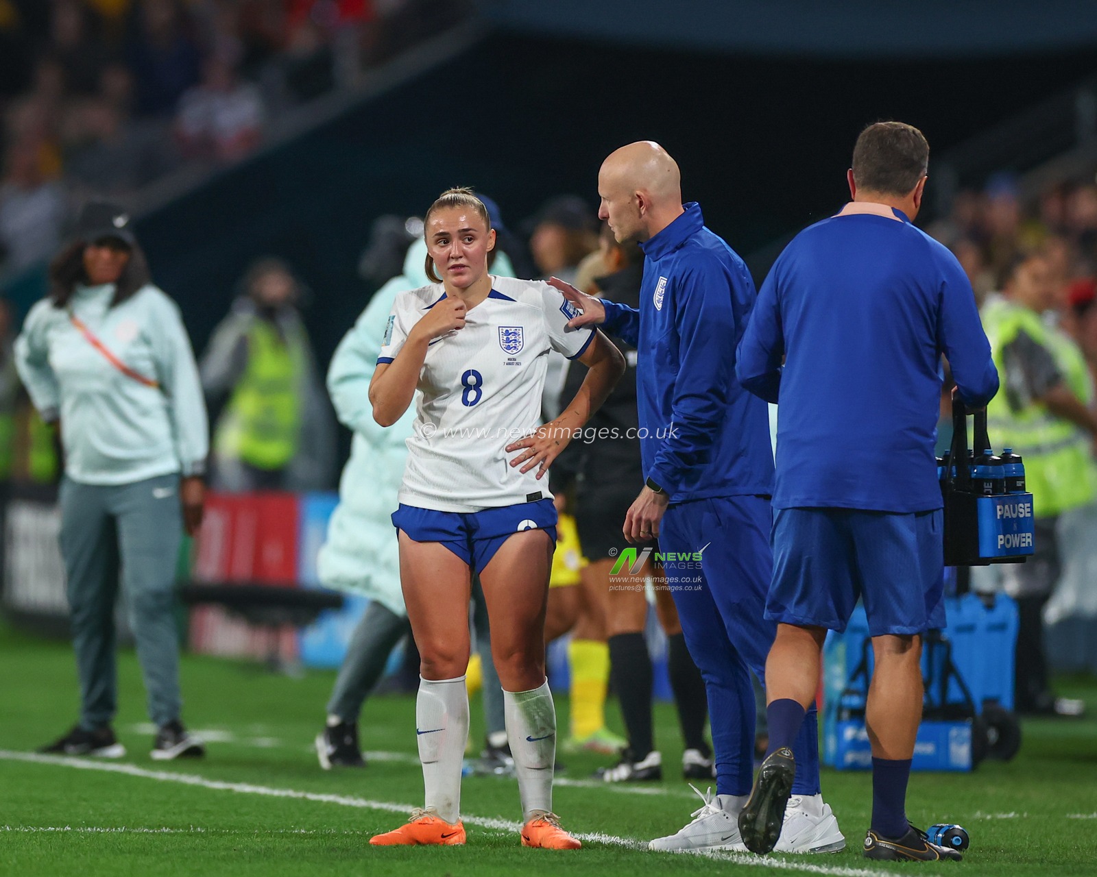 Georgia Stanway #8 of England during the FIFA Women's World Cup 2023 match England Women vs Nigeria Women at Suncorp Stadium, Brisbane, Australia, 7th August 2023

(Photo by Patrick Hoelscher/News Images)