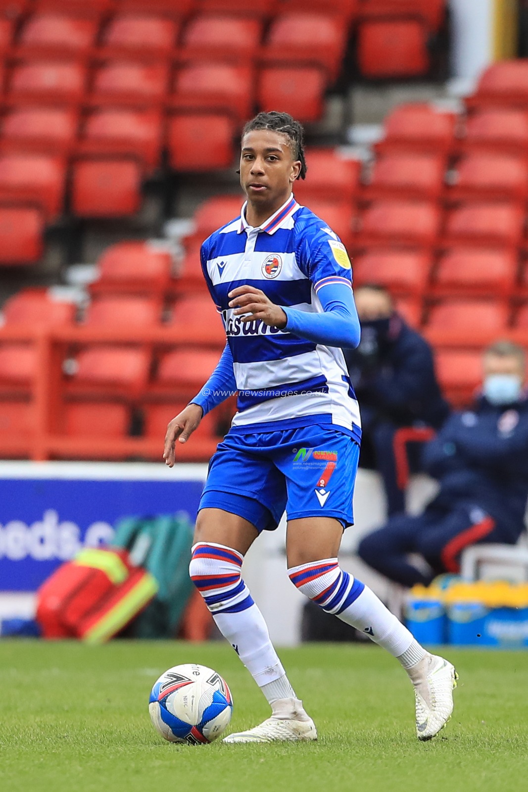 Michael Olise #7 of Reading during the game