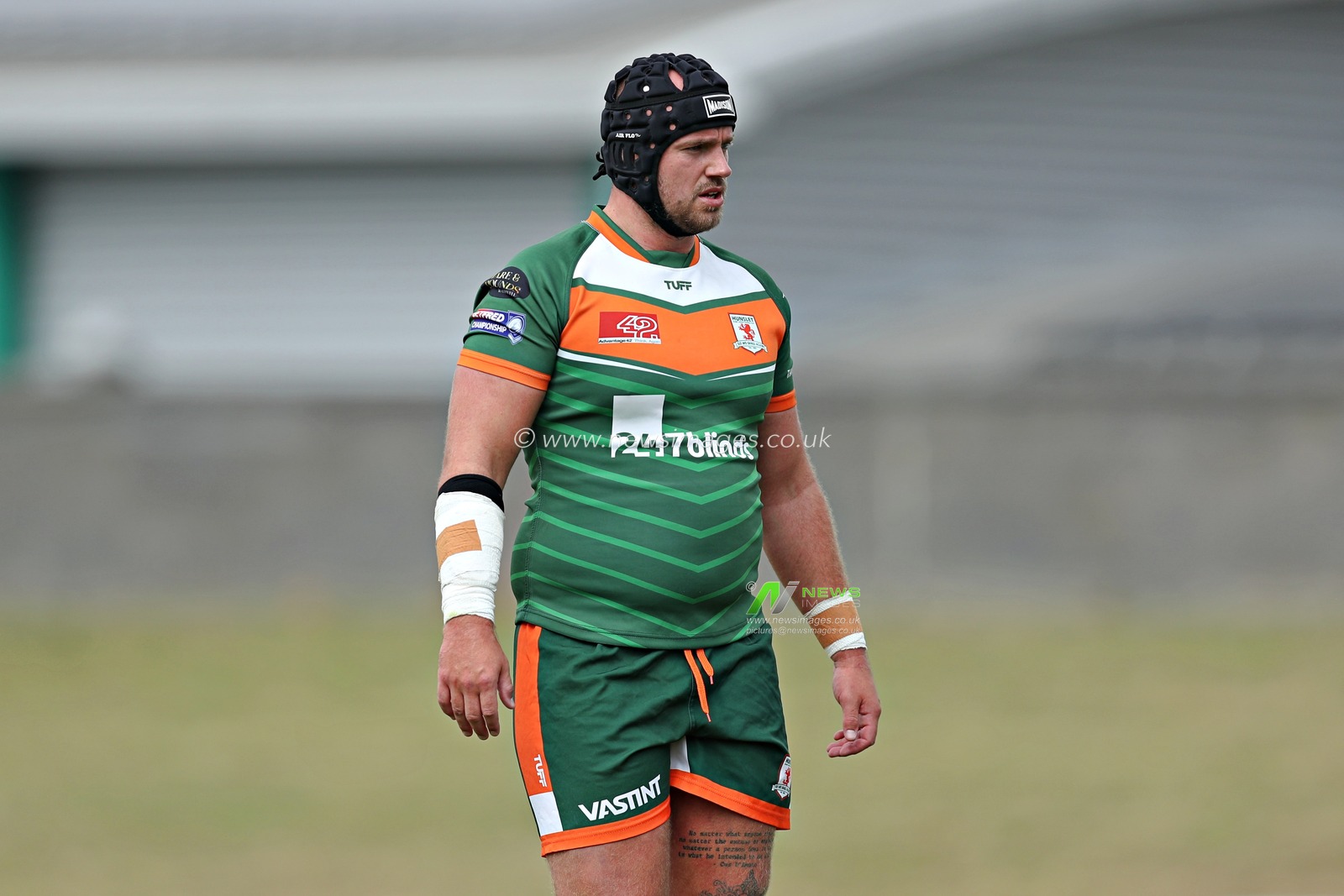 Matty Fletcher of Hunslet RLFC during the Betfred Championship match Hunslet RLFC vs Barrow Raiders at South Leeds Stadium, Leeds, United Kingdom, 22nd June 2025

(Photo by Sam Eaden/News Images)