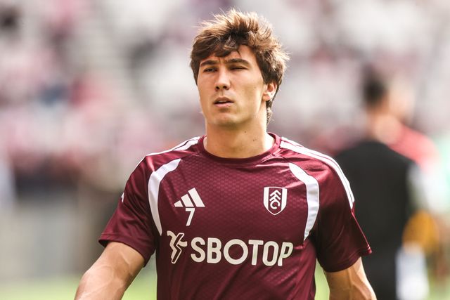 Gonzalo Garcia of Fulham in the pregame warmup session during the Premier League match Sunderland vs Fulham at Stadium Of Light, Sunderland, United Kingdom on 30 August 2026

(Photo by Alfie Cosgrove/News Images)