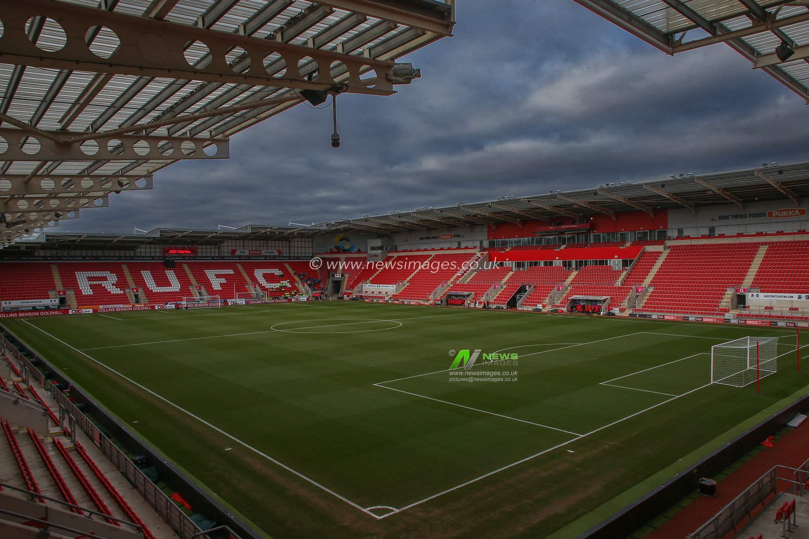 General view inside of New York Stadium, home of Rotherham United ahead of the Sky Bet Championship match Rotherham United vs Sheffield United at New York Stadium, Rotherham, United Kingdom, 4th February 2023

(Photo by Gareth Evans/News Images)