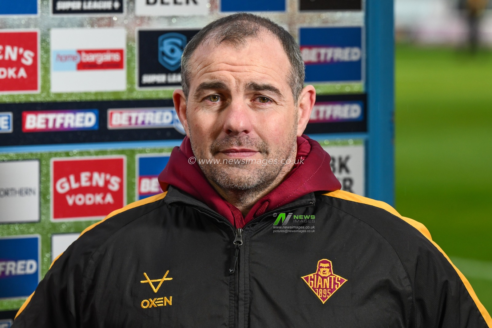 Ian Watson Head Coach of Huddersfield Giants during the pre match interview ahead of the Betfred Super League Round 9 match St Helens vs Huddersfield Giants at Totally Wicked Stadium, St Helens, United Kingdom, 25th April 2024

(Photo by Craig Thomas/News Images)