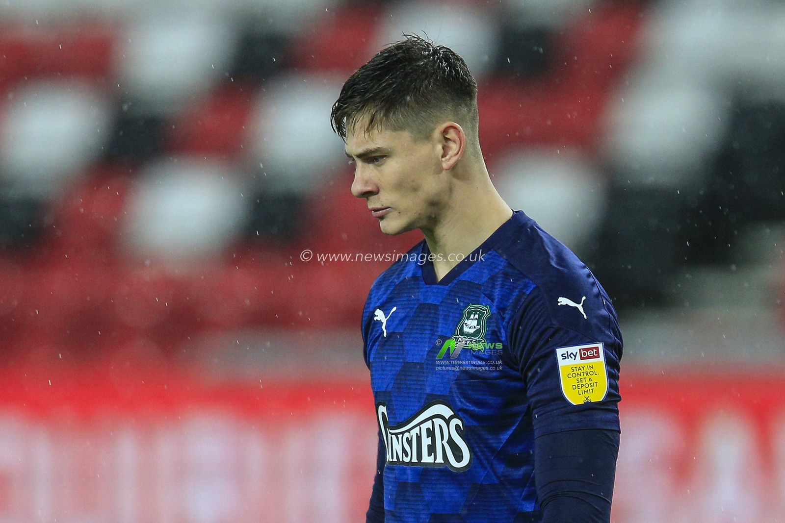 Michael Cooper #1 of Plymouth Argyle during the game