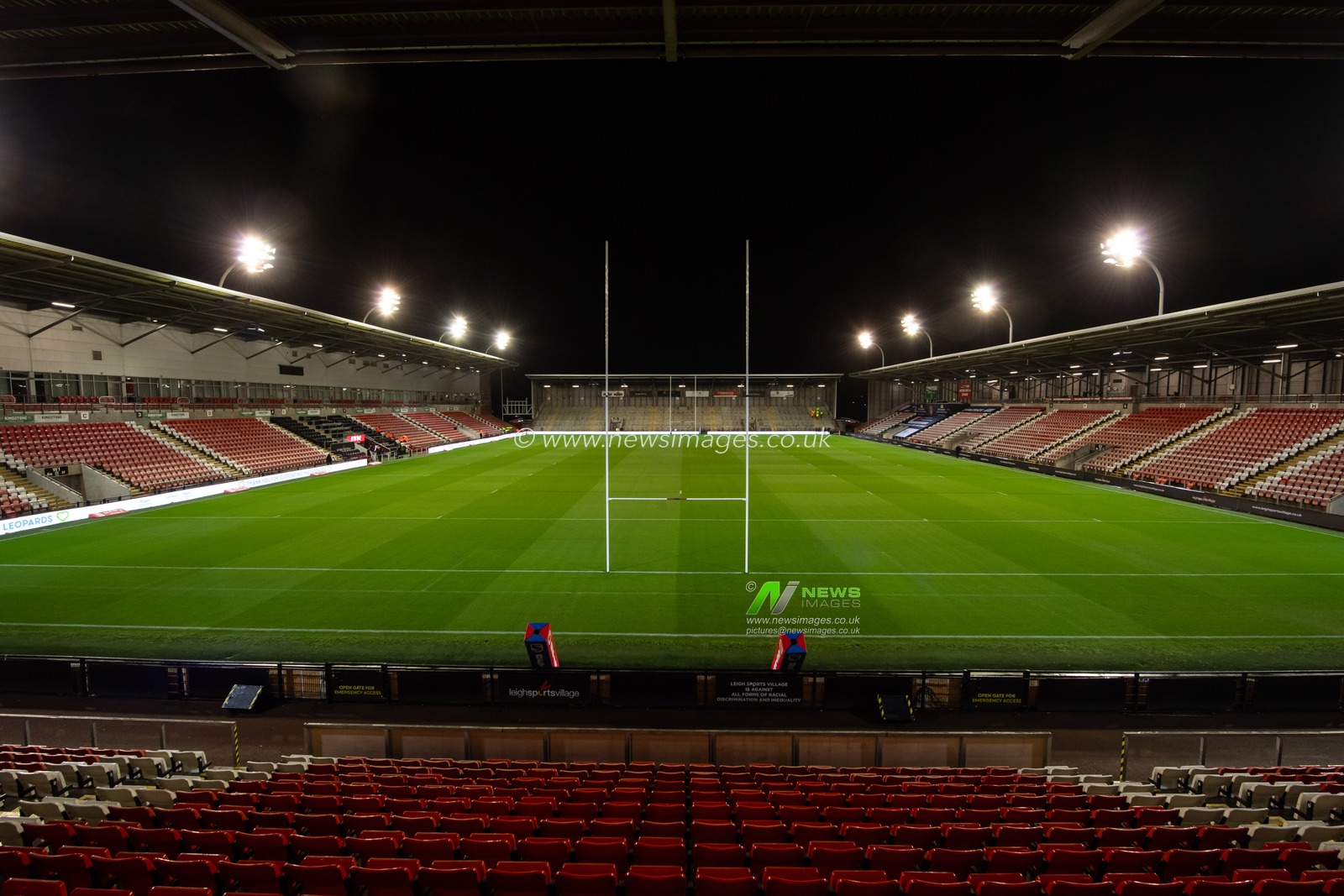A general view of Leigh Sports Village, Home of Leigh Leopards during the Betfred Super League Round 1 match Leigh Leopards vs Huddersfield Giants at Leigh Sports Village, Leigh, United Kingdom, 16th February 2024

(Photo by Craig Thomas/News Images)