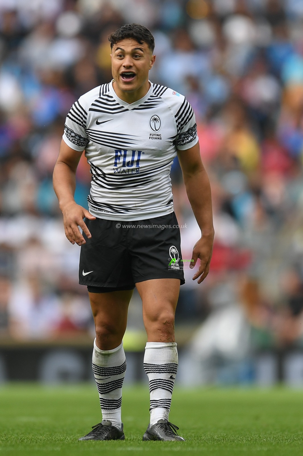 Caleb Muntz of Fiji during the 2023 Summer Series match England vs Fiji at Twickenham Stadium, Twickenham, United Kingdom, 26th August 2023

(Photo by Mike Jones/News Images)