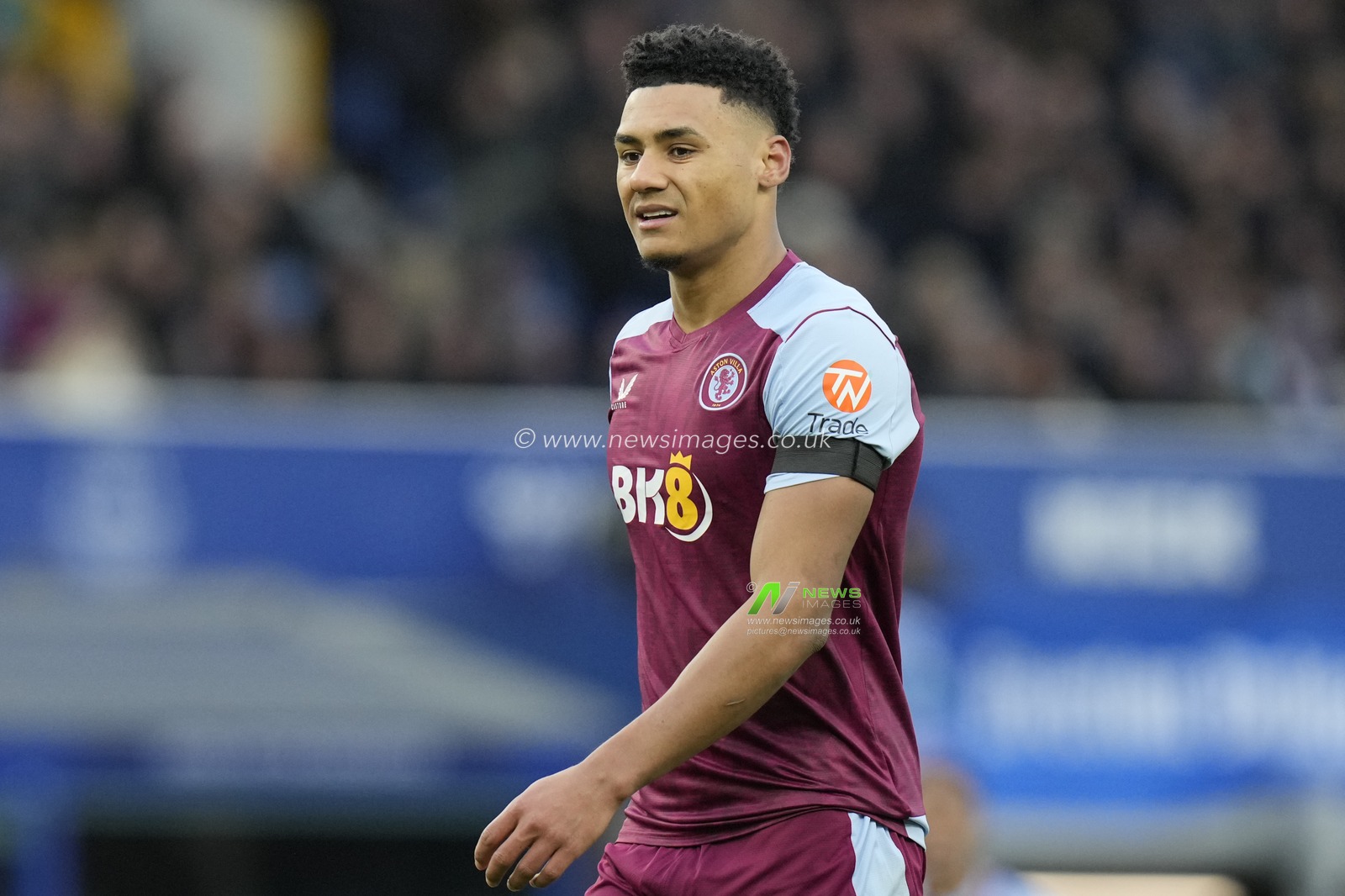 Ollie Watkins of Aston Villa during the Premier League match Everton vs Aston Villa at Goodison Park, Liverpool, United Kingdom, 14th January 2024

(Photo by Steve Flynn/News Images)