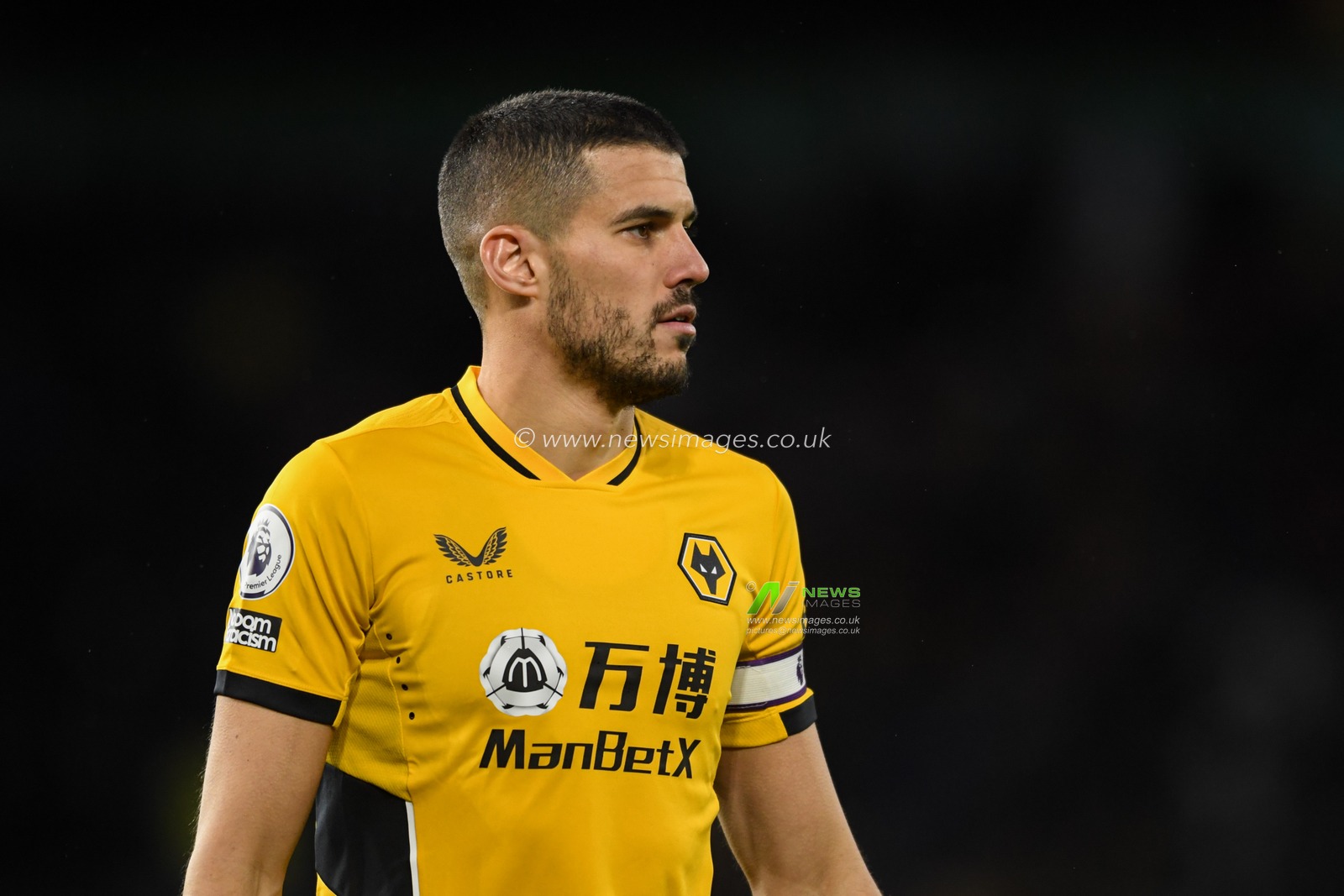 Conor Coady #16 of Wolverhampton Wanderers in action during the game