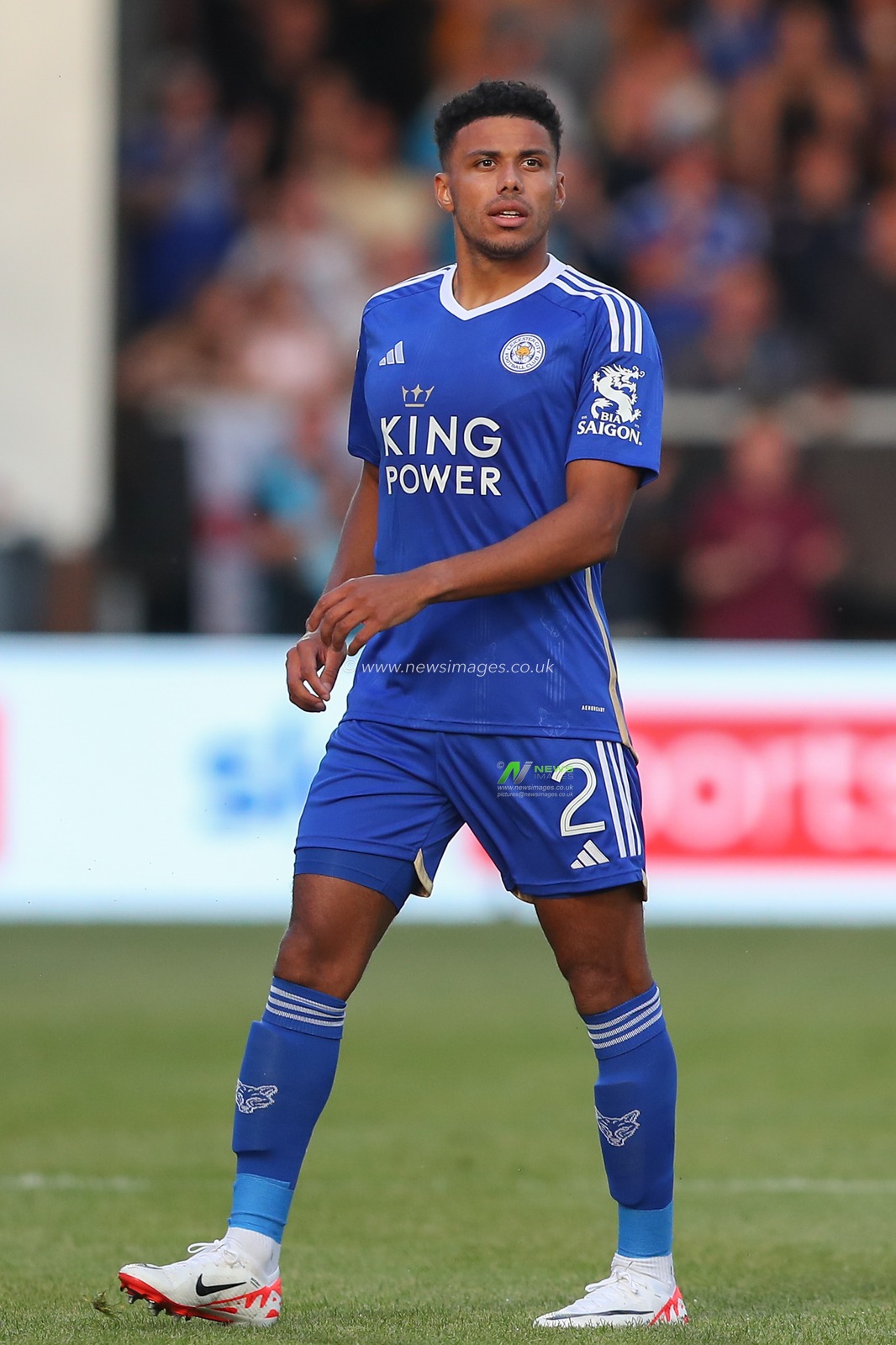 James Justin #2 of Leicester City during the Carabao Cup match Burton Albion vs Leicester City at Pirelli Stadium, Burton upon Trent, United Kingdom, 9th August 2023

(Photo by Gareth Evans/News Images)