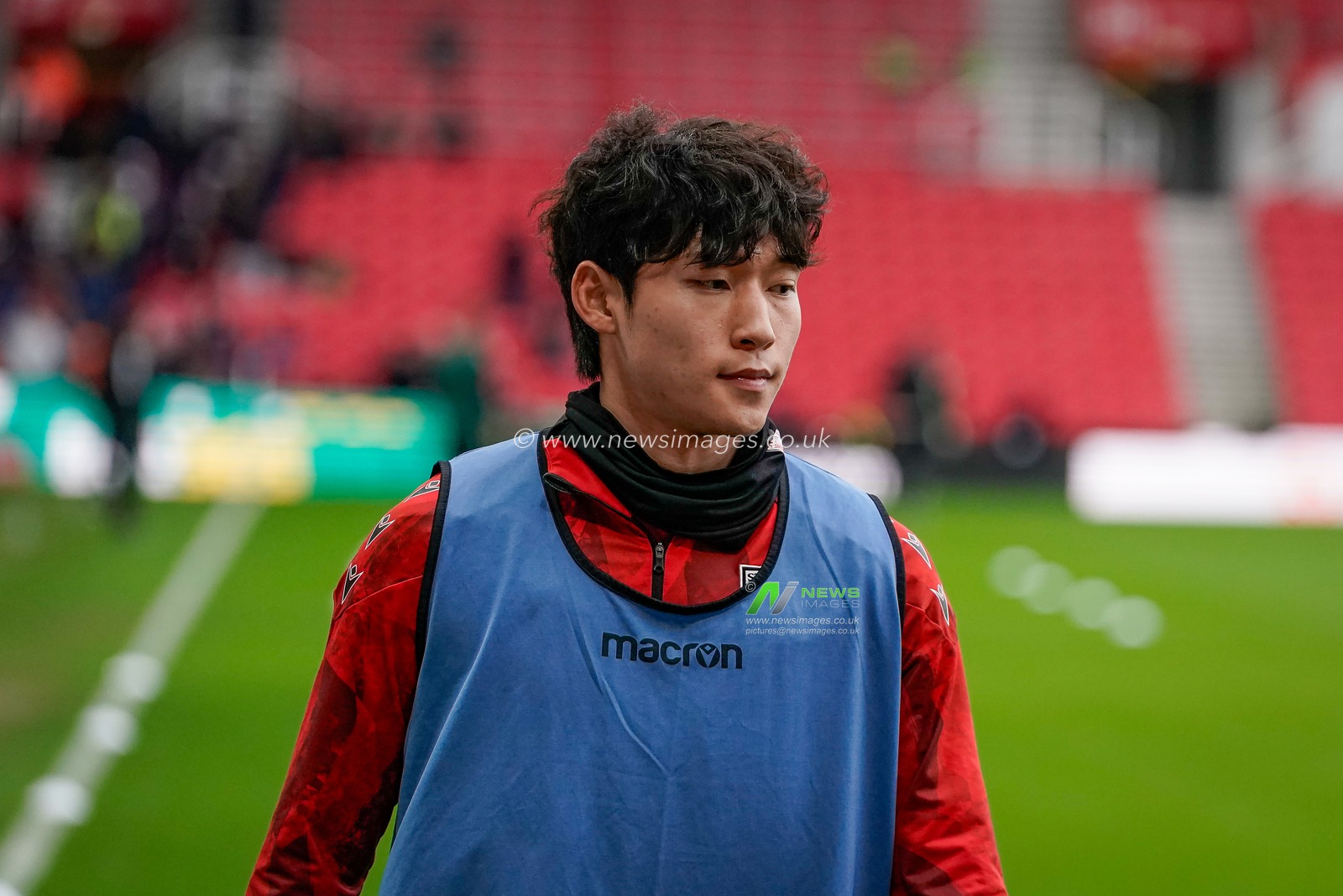 Bae Jun-Ho of Stoke City in the pregame warmup session  during the Emirates FA Cup 4th Round  match Stoke City vs Fulham at Bet365 Stadium, Stoke On Trent, United Kingdom on 15 February 2026

(Photo by Maynard Manyowa/News Images)