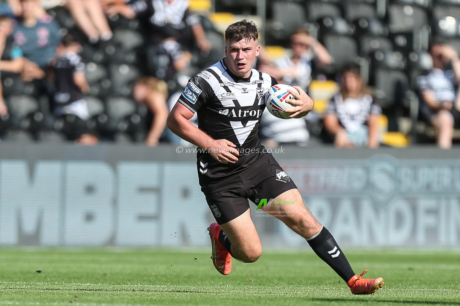 Connor Wynne #23 of Hull FC in action during the game
