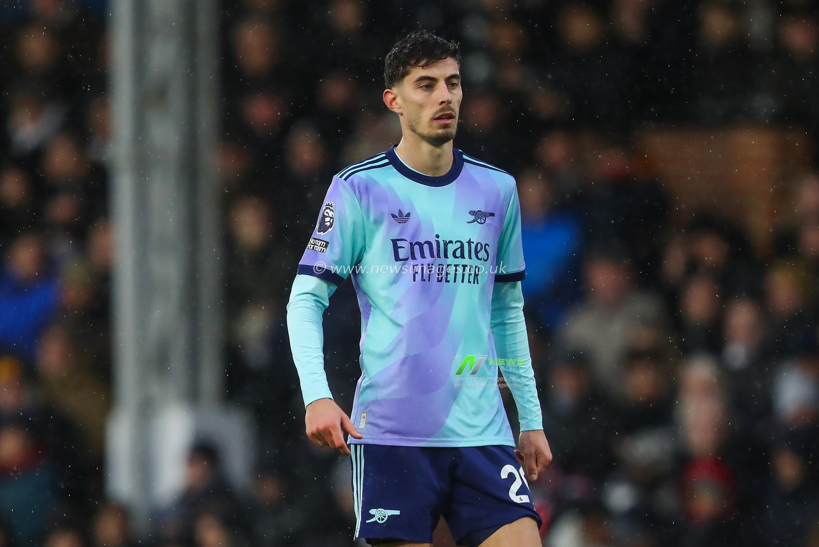 Kai Havertz of Arsenal during the Premier League match Fulham vs Arsenal at Craven Cottage, London, United Kingdom, 8th December 2024

(Photo by Gareth Evans/News Images)