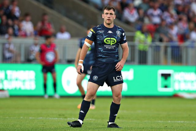 Harry Smith of Wigan Warriors during the Betfred Super League round 15 match Wakefield Trinity vs Wigan Warriors at DIY Kitchens Stadium, Wakefield, United Kingdom, 20th June 2025

(Photo by Sam Eaden/News Images)
