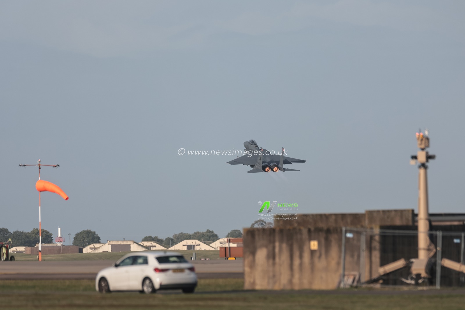 United States Air Force F-15 Strike Eagles take off at RAF Lakenheath on training exercises at RAF Lakenheath, United Kingdom, 11th September 2025

(Photo by Mark Cosgrove/News Images)