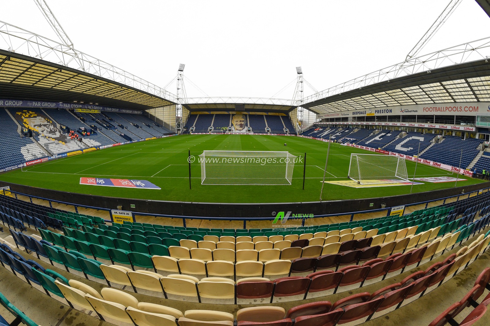26th October 2019, Deepdale, Preston, England; Sky Bet Championship, Preston North End v Blackburn Rovers : A general view of Deeodale, venue for todays game.

Credit: Richard Long/News Images