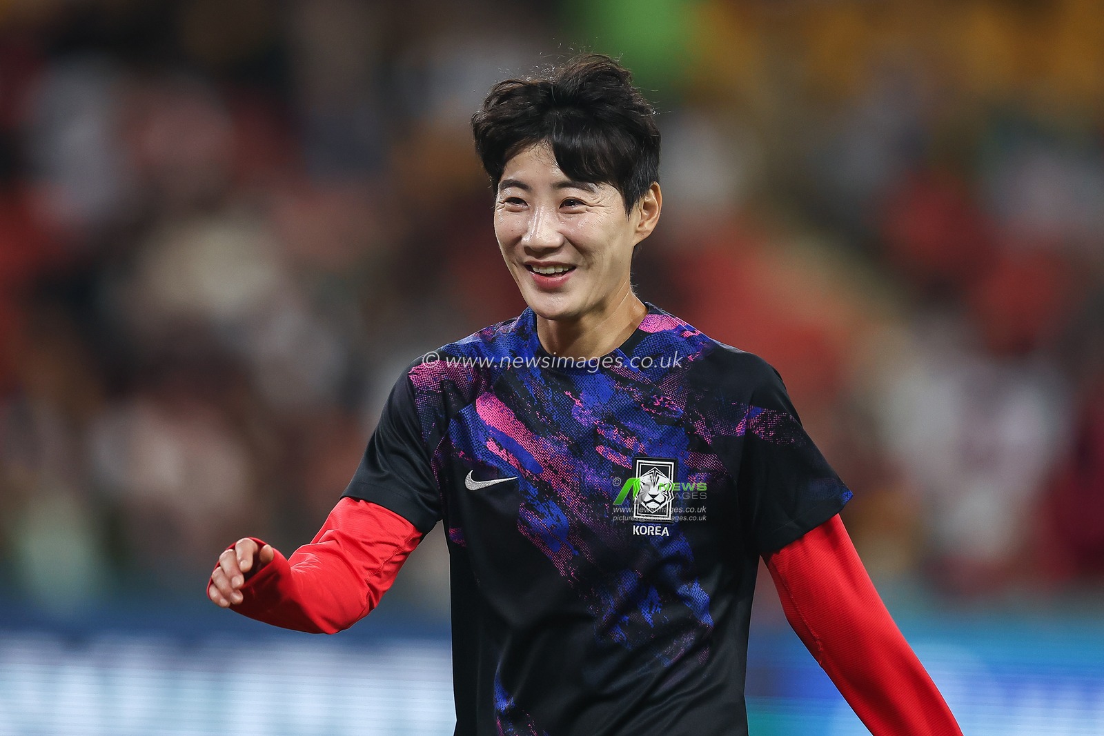 Kim Yun-ji #5 of South Korea during the pre-game warmup ahead of the FIFA Women's World Cup 2023 Group H South Korea Women vs Germany Women at Adelaide Oval, Adelaide, Australia, 3rd August 2023

(Photo by Patrick Hoelscher/News Images)