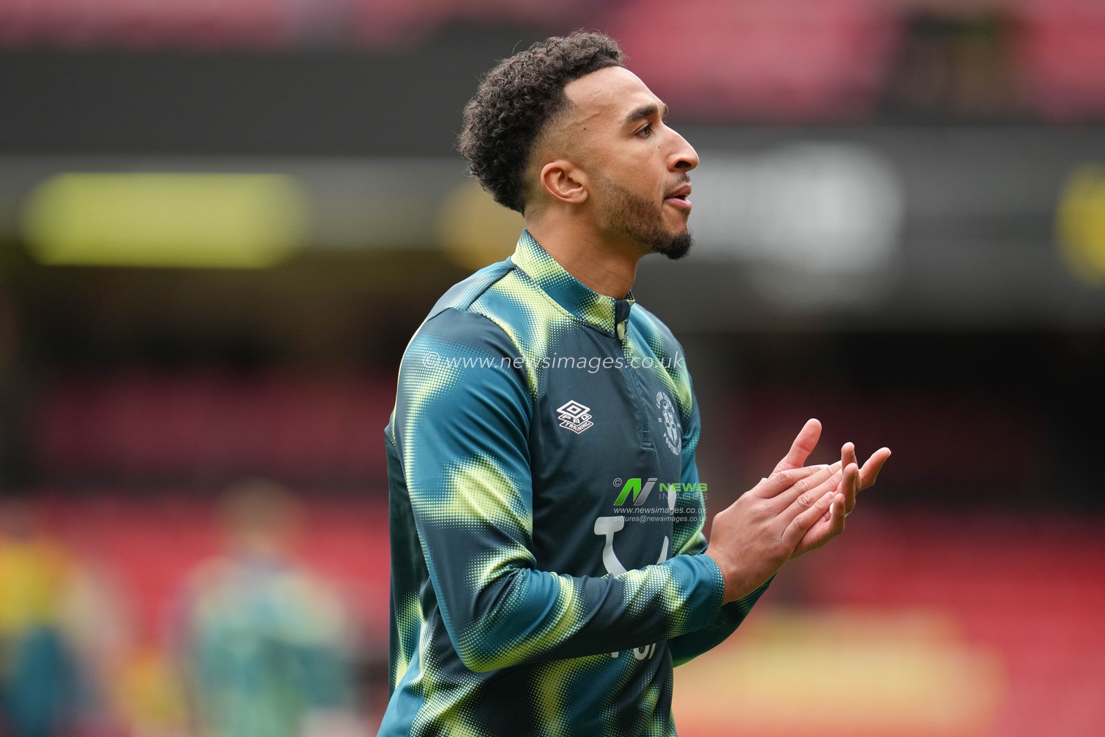 Jacob Brown of Luton Town ahead of the Sky Bet Championship match Watford vs Luton Town at Vicarage Road, Watford, United Kingdom, 23rd February 2025

(Photo by Harvey Murphy/News Images)