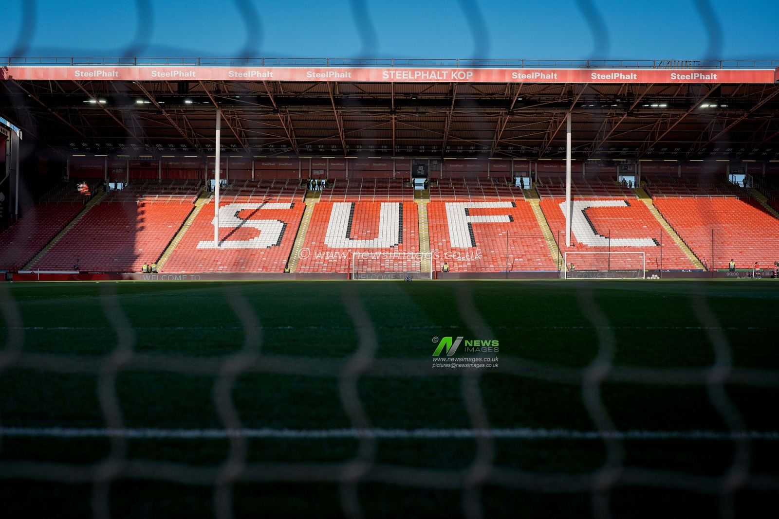 A general view of the pitch and stands during the Sky Bet Championship match Sheffield United vs Blackburn Rovers at Bramall Lane, Sheffield, United Kingdom on 22 April 2026

(Photo by Maynard Manyowa/News Images)