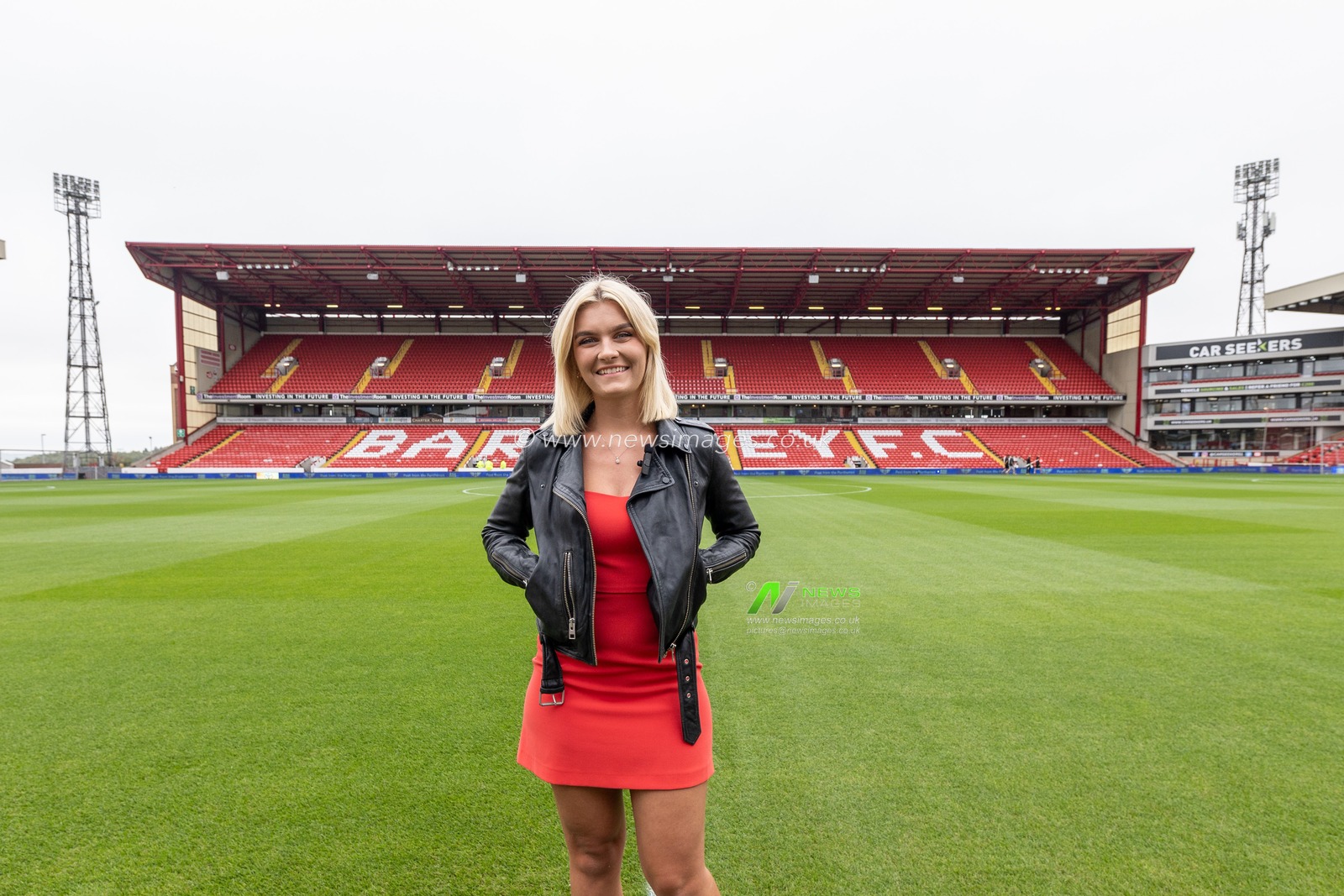 Holly Tandy singer/songwriter, fashion/beauty influencer and Barnsley FC fan is in attendance during the Sky Bet League 1 match Barnsley vs Burton Albion at Oakwell, Barnsley, United Kingdom, 16th September 2023

(Photo by Mark Cosgrove/News Images)