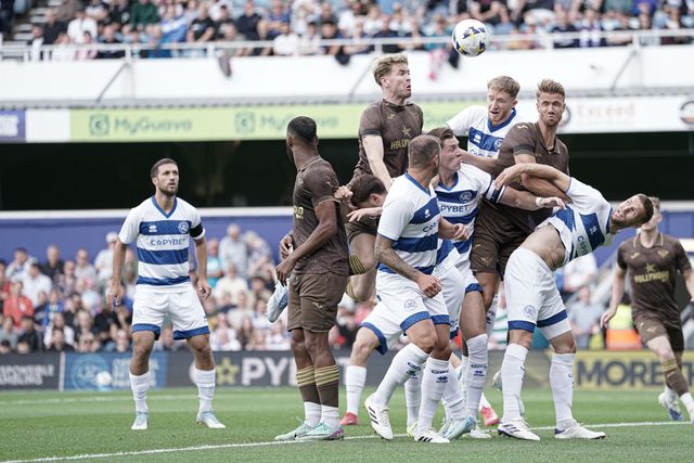 during the Pre-season friendly match Queens Park Rangers vs Brentford at Kiyan Prince Foundation Stadium, London, United Kingdom, 2nd August 2025

(Photo by Harvey Murphy/News Images)