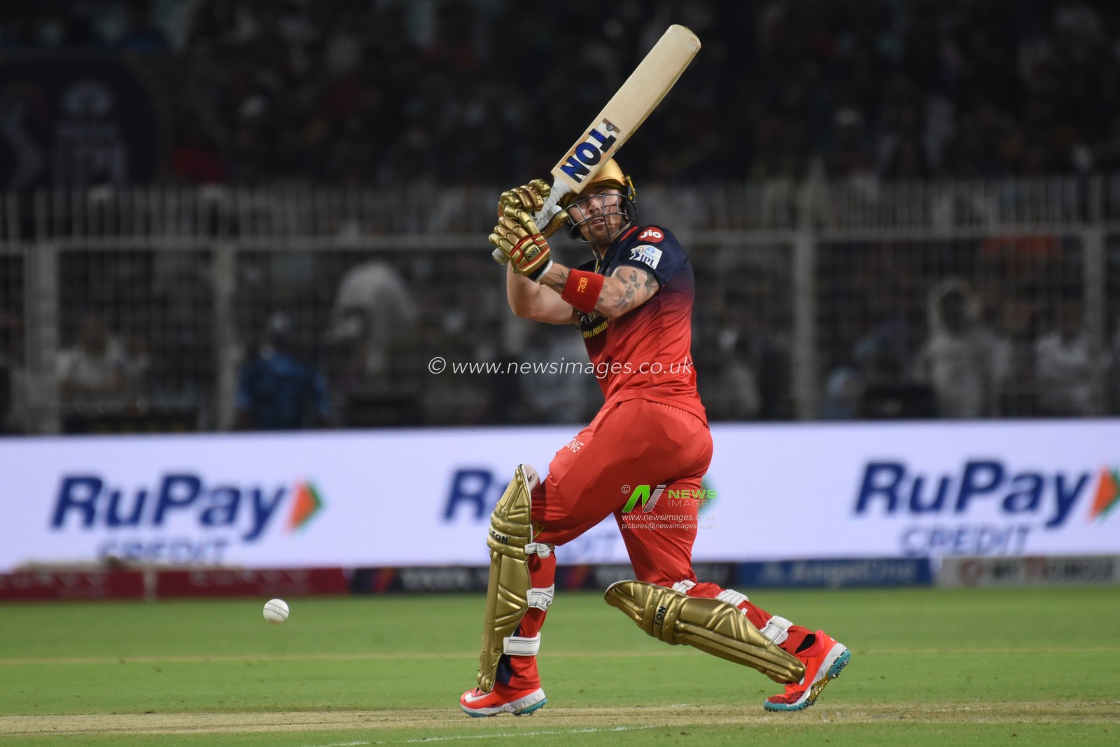 Phil Salt of Royal Challengers Bengaluru's  bats during the Indian Premier League cricket match between Kolkata Knight Riders and Royal Challengers Bengaluru at Eden Gardens in Kolkata, India, Saturday, March 22, 2025.Pictures by Debajyoti Chakraborty.(Photo: Debajyoti Chakraborty/News Images)