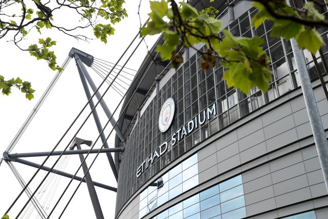 General view of The City in the Community Etihad Stadium ahead of the Premier League match Manchester City vs Brentford at The City in the Community Etihad Stadium, Manchester, United Kingdom on 09 May 2026

(Photo by Jorge Horsted/News Images)