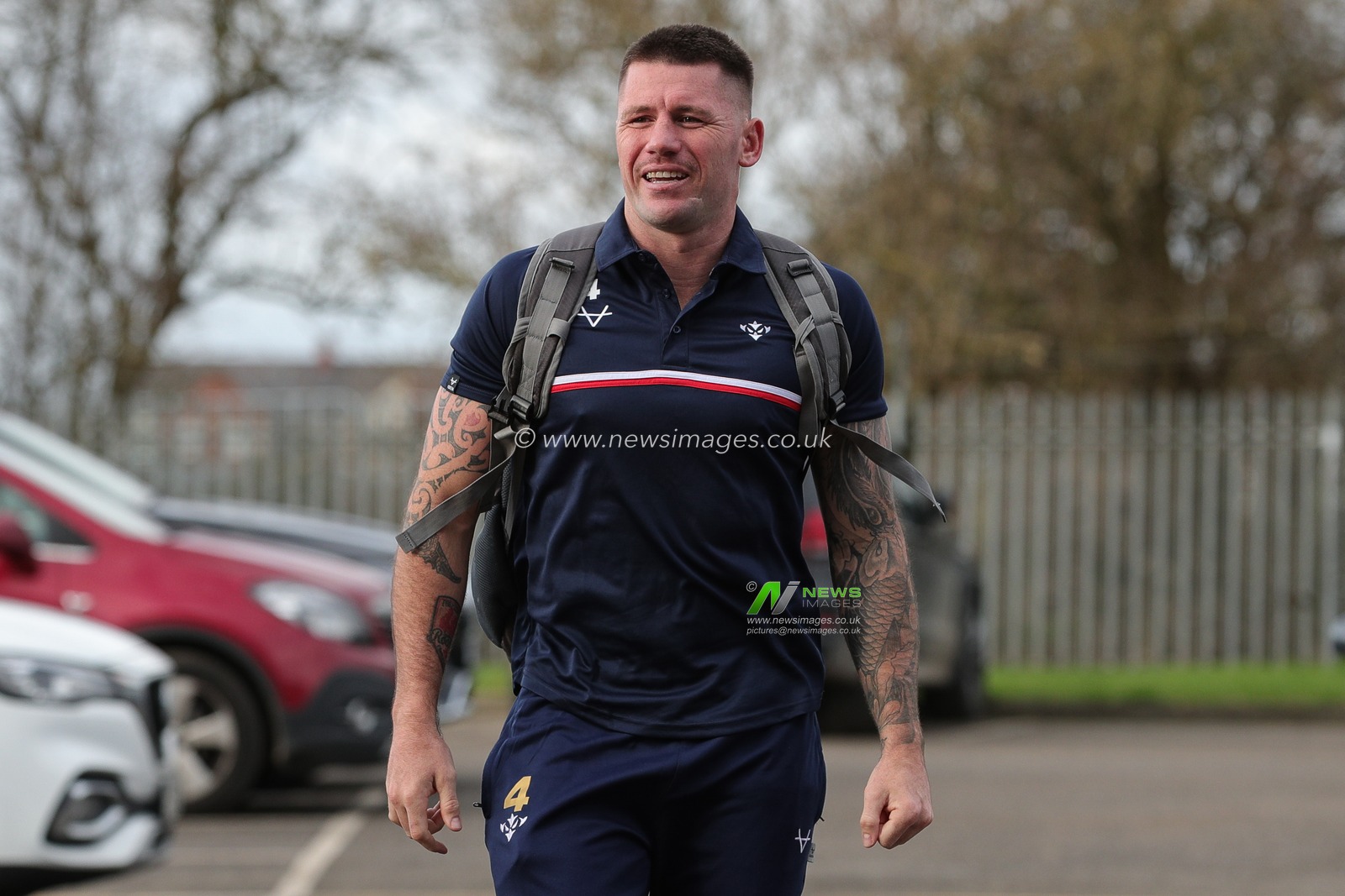 Shaun Kenny-Dowall #4 of Hull KR arrives at Sewell Group Craven Park Stadium ahead of the Betfred Super League Round 1 match Hull KR vs Wigan Warriors at Sewell Group Craven Park, Kingston upon Hull, United Kingdom, 18th February 2023

(Photo by James Heaton/News Images)