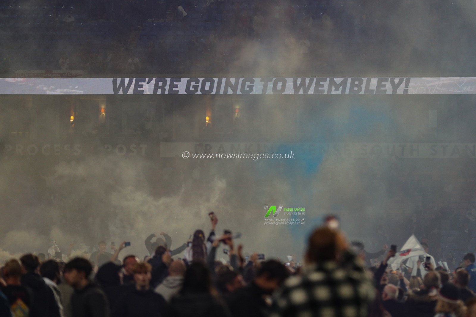 Bolton go to Wembley during the Sky Bet League 1 Play-offs Semi-final second leg match Bolton Wanderers vs Barnsley at Toughsheet Community Stadium, Bolton, United Kingdom, 7th May 2024

(Photo by Alfie Cosgrove/News Images)