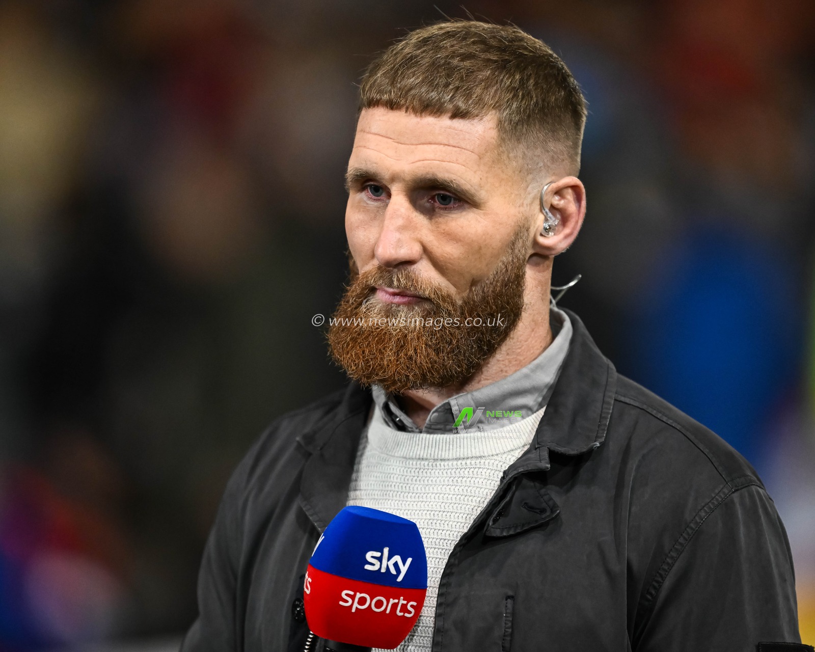 Sam Tomkins former player and now Sky TV Pundit ahead of the Betfred Super League Round 5 match Salford Red Devils vs Wigan Warriors at Salford Community Stadium, Eccles, United Kingdom, 14th March 2024

(Photo by Craig Thomas/News Images)