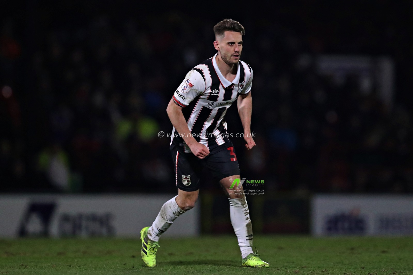 Danny Rose of Grimsby Town during the Sky Bet League 2 match Grimsby Town vs Notts County at Blundell Park, Cleethorpes, United Kingdom, 11th March 2025

(Photo by Sam Eaden/News Images)