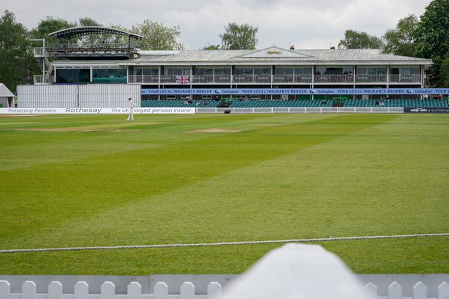A general view of the field of play during the County Championship Division One day 3 Leicestershire vs Nottinghamshire at Grace Road, Leicester, United Kingdom on 03 May 2026

(Photo by Maynard Manyowa/News Images)