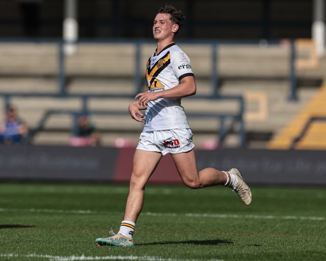 Jenson Windley of Castleford Tigers Reserves during the Rugby League Reserves match Leeds Rhinos Reserves vs Castleford Tigers Reserves at AMT Headingley Stadium, Leeds, United Kingdom on 22 May 2026

(Photo by Mark Cosgrove/News Images)