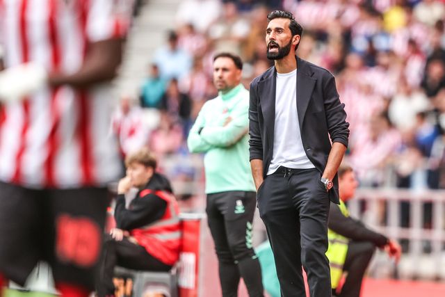 Alvaro Arbeloa manager of Fulham during the Premier League match Sunderland vs Fulham at Stadium Of Light, Sunderland, United Kingdom on 30 August 2026

(Photo by Alfie Cosgrove/News Images)