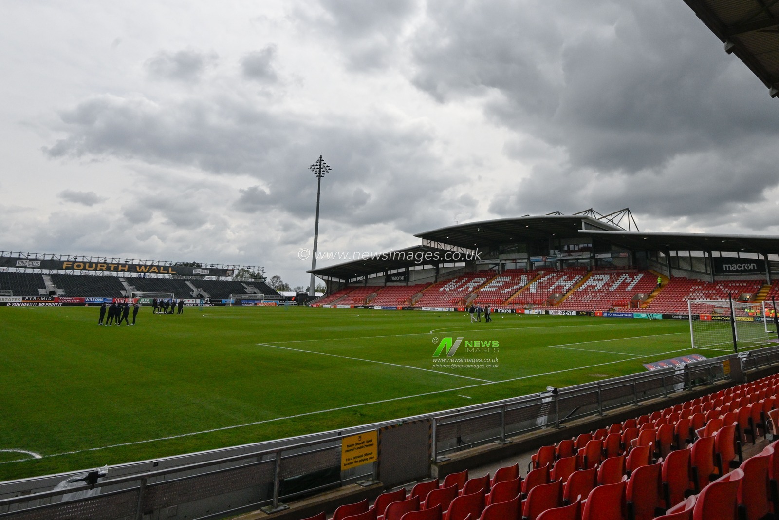 A general view of the SToK Cae Ras ahead of the Sky Bet League 2 match Wrexham vs Stockport County at SToK Cae Ras, Wrexham, United Kingdom, 27th April 2024

(Photo by Cody Froggatt/News Images)