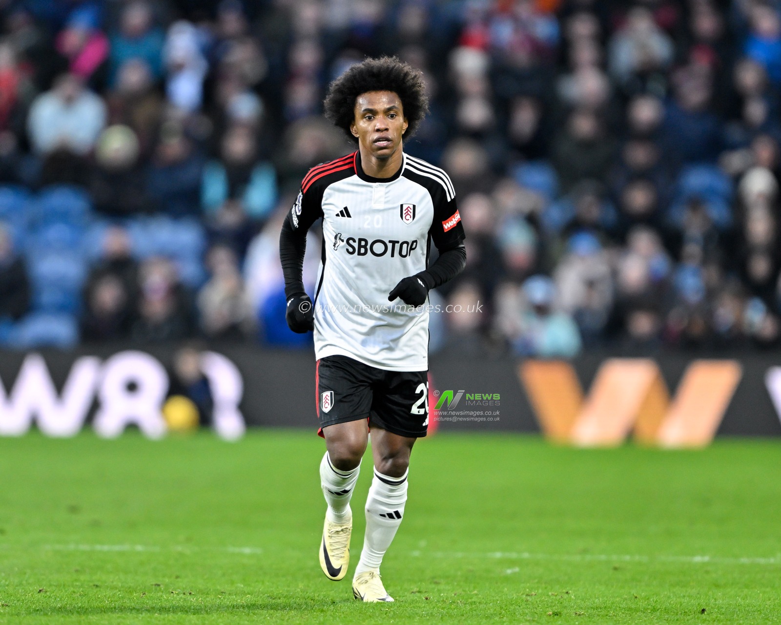 Willian of Fulham, during the Premier League match Burnley vs Fulham at Turf Moor, Burnley, United Kingdom, 3rd February 2024

(Photo by Cody Froggatt/News Images)