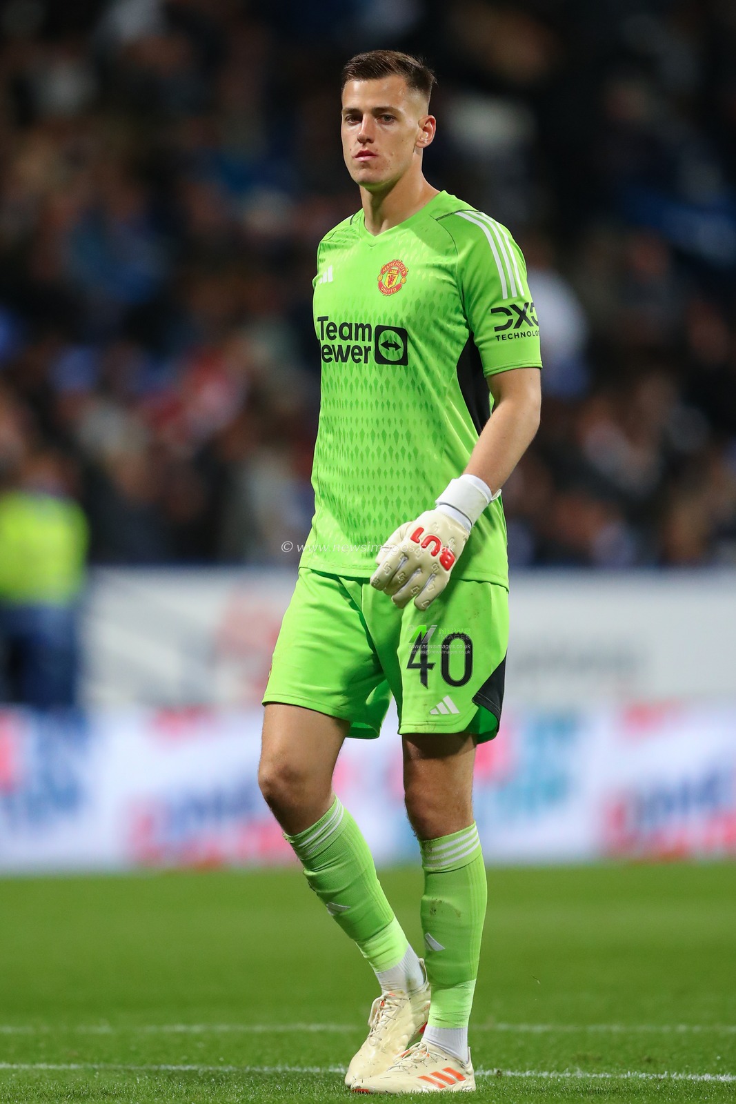 Radek VÃ­tek #40 of Manchester United during the EFL Trophy match Bolton Wanderers vs Manchester United U21 at Toughsheet Community Stadium, Bolton, United Kingdom, 26th September 2023

(Photo by Gareth Evans/News Images)