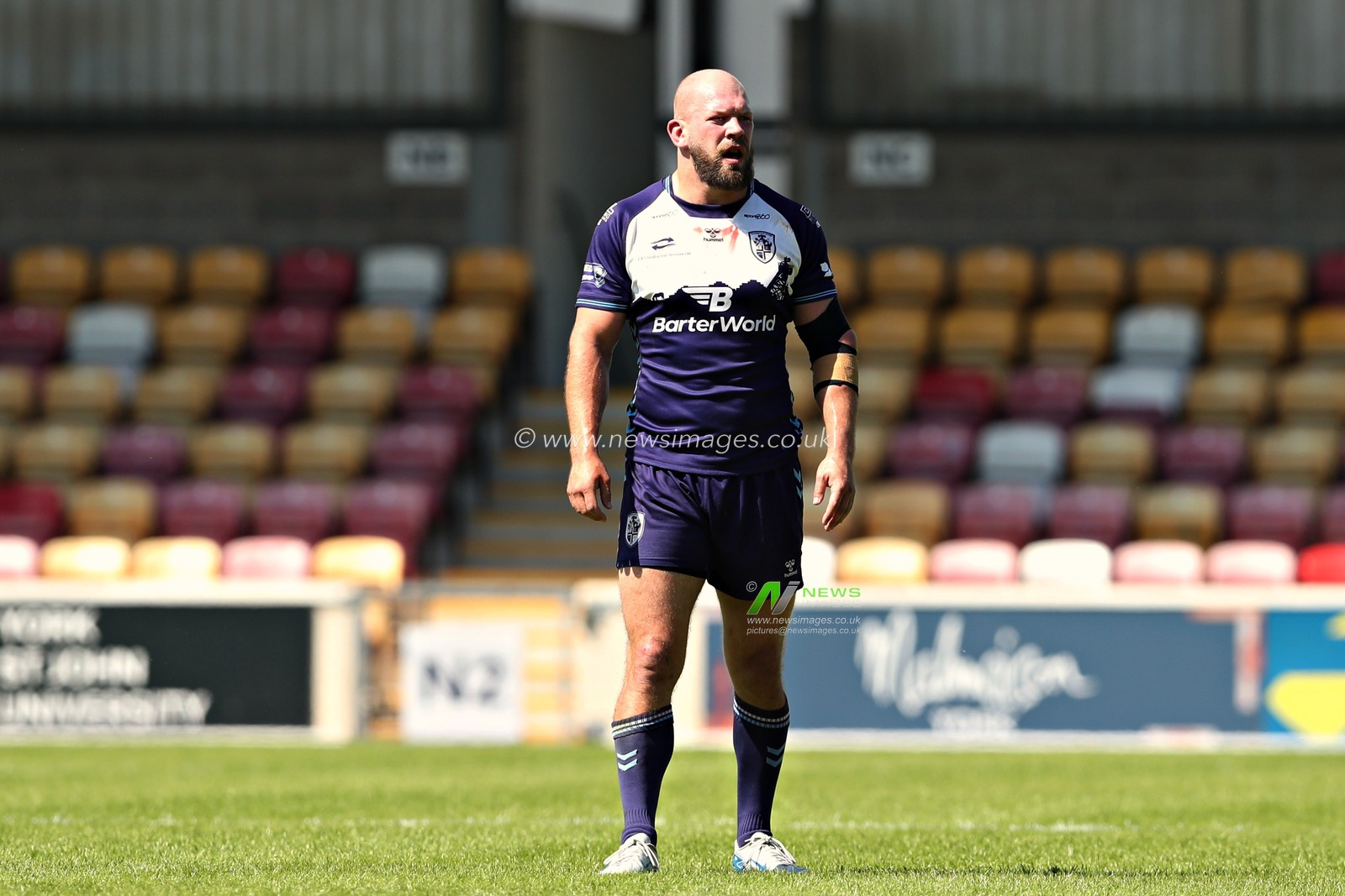 Brad Day of Featherstone Rovers during the Betfred Championship match York City Knights vs Featherstone Rovers at LNER Community Stadium, York, United Kingdom, 29th June 2025

(Photo by Sam Eaden/News Images)
