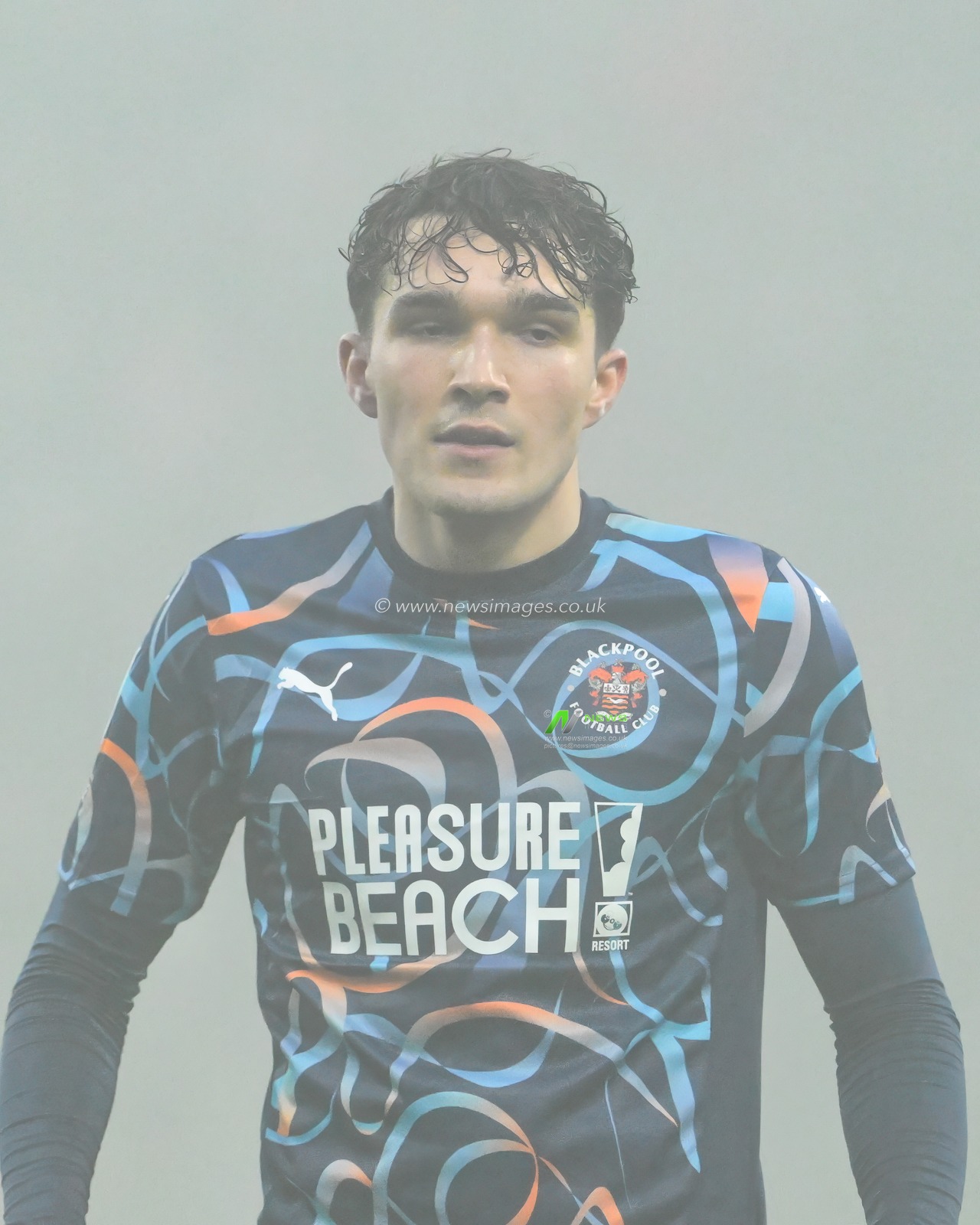 Kyle Joseph of Blackpool during the Sky Bet League 1 match Wrexham vs Blackpool at SToK Cae Ras, Wrexham, United Kingdom, 26th December 2024

(Photo by Craig Thomas/News Images)