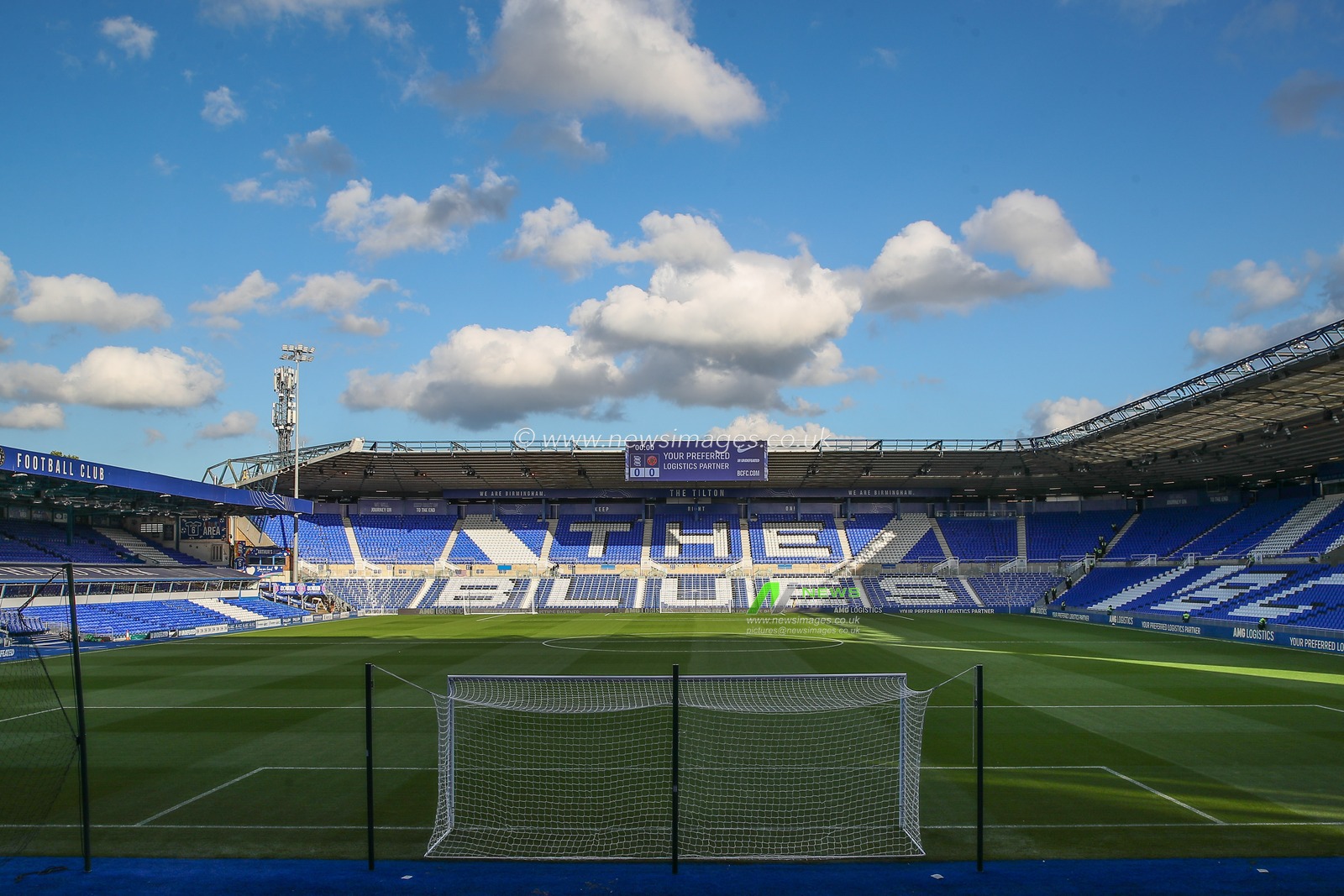 A general view inside of St. Andrew's @ Knighthead Park, home of Birmingham City ahead of the Bristol Street Motors Trophy match Birmingham City vs Walsall at St. Andrew's @ Knighthead Park, Birmingham, United Kingdom, 3rd September 2024

(Photo by Gareth Evans/News Images)