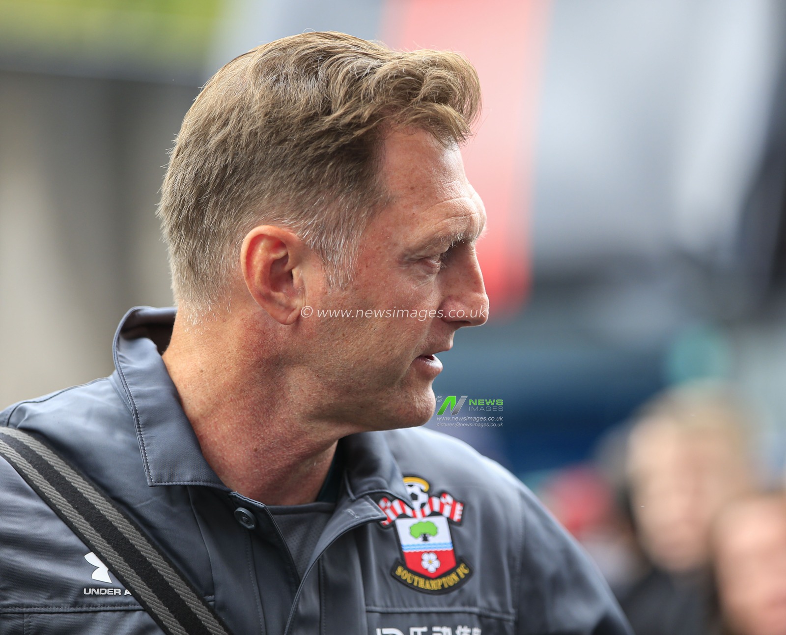 10th August 2019, Turf Moor, Burnley, England ; Premier League Football, Burnley vs Southampton : Southampton manager Ralph Hasenhuttl arrives off the team bus

Credit: Conor Molloy/News Images

English Football League images are subject to DataCo Licence