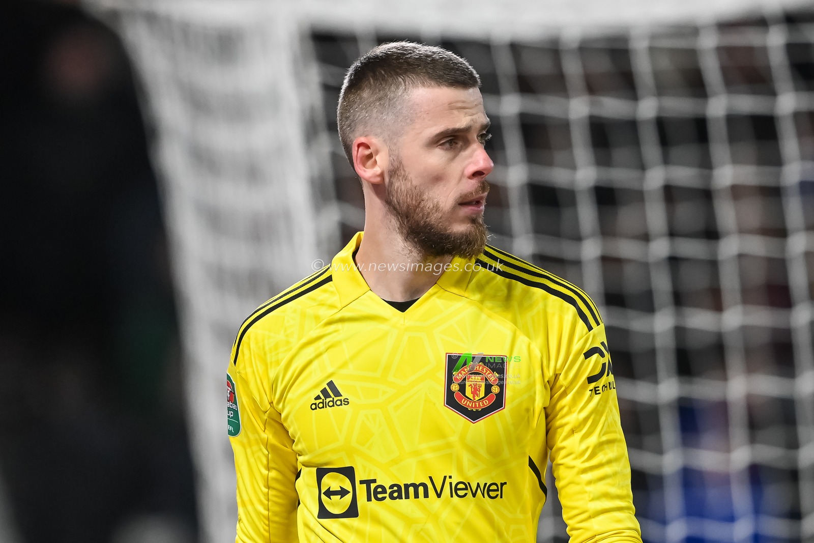 David De Gea #1 of Manchester United during the Carabao Cup Semi-Finals match Nottingham Forest vs Manchester United at City Ground, Nottingham, United Kingdom, 25th January 2023

(Photo by Craig Thomas/News Images)