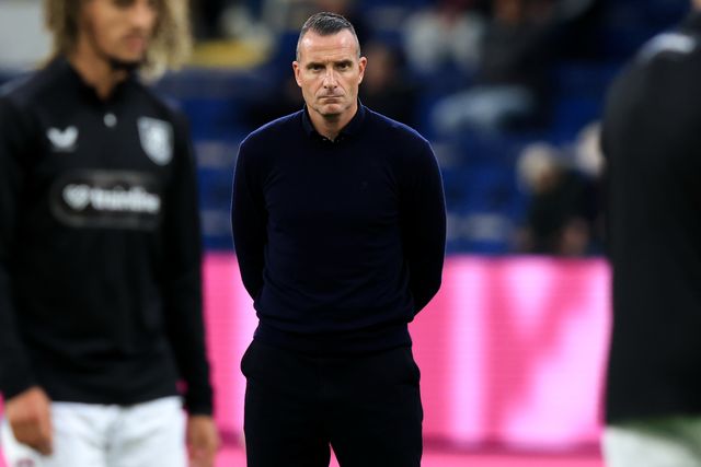 Nicky Hayen manager of Burnley watches teams warms up ahead of the Sky Bet Championship match Burnley vs Middlesbrough at Turf Moor, Burnley, United Kingdom on 02 September 2026

(Photo by Jorge Horsted/News Images)