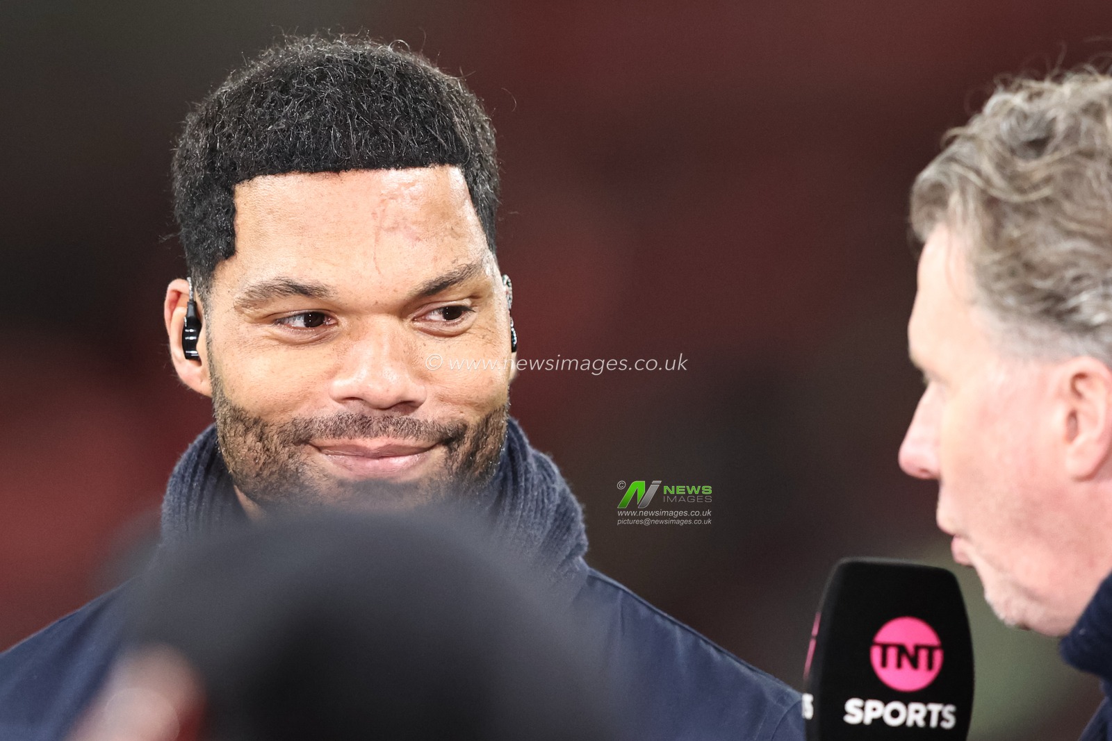 TNT Presenter Joleon Lescott before the Emirates FA Cup Third Round match Liverpool vs Barnsley at Anfield, Liverpool, United Kingdom, 12th January 2026

(Photo by Alfie Cosgrove/News Images)