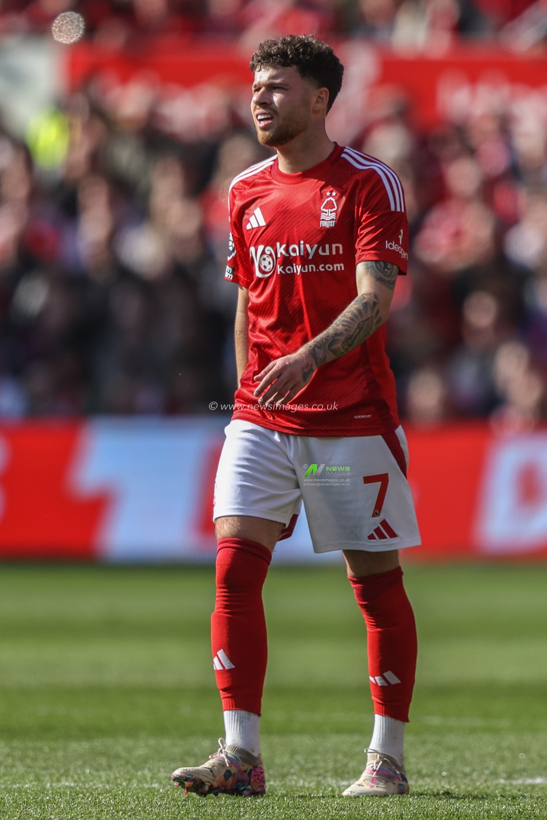 Neco Williams of Nottingham Forest during the Premier League match Nottingham Forest vs Manchester City at City Ground, Nottingham, United Kingdom, 8th March 2025

(Photo by Alfie Cosgrove/News Images)
