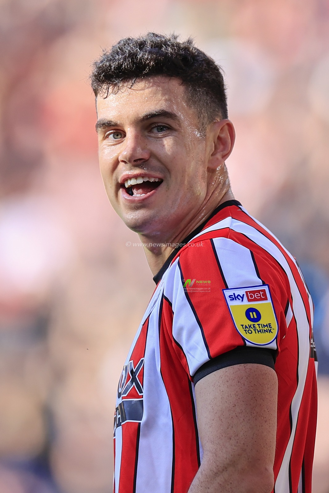 John Egan #12 of Sheffield United during the Sky Bet Championship match Sheffield United vs Blackpool at Bramall Lane, Sheffield, United Kingdom, 15th October 2022

(Photo by Conor Molloy/News Images)
