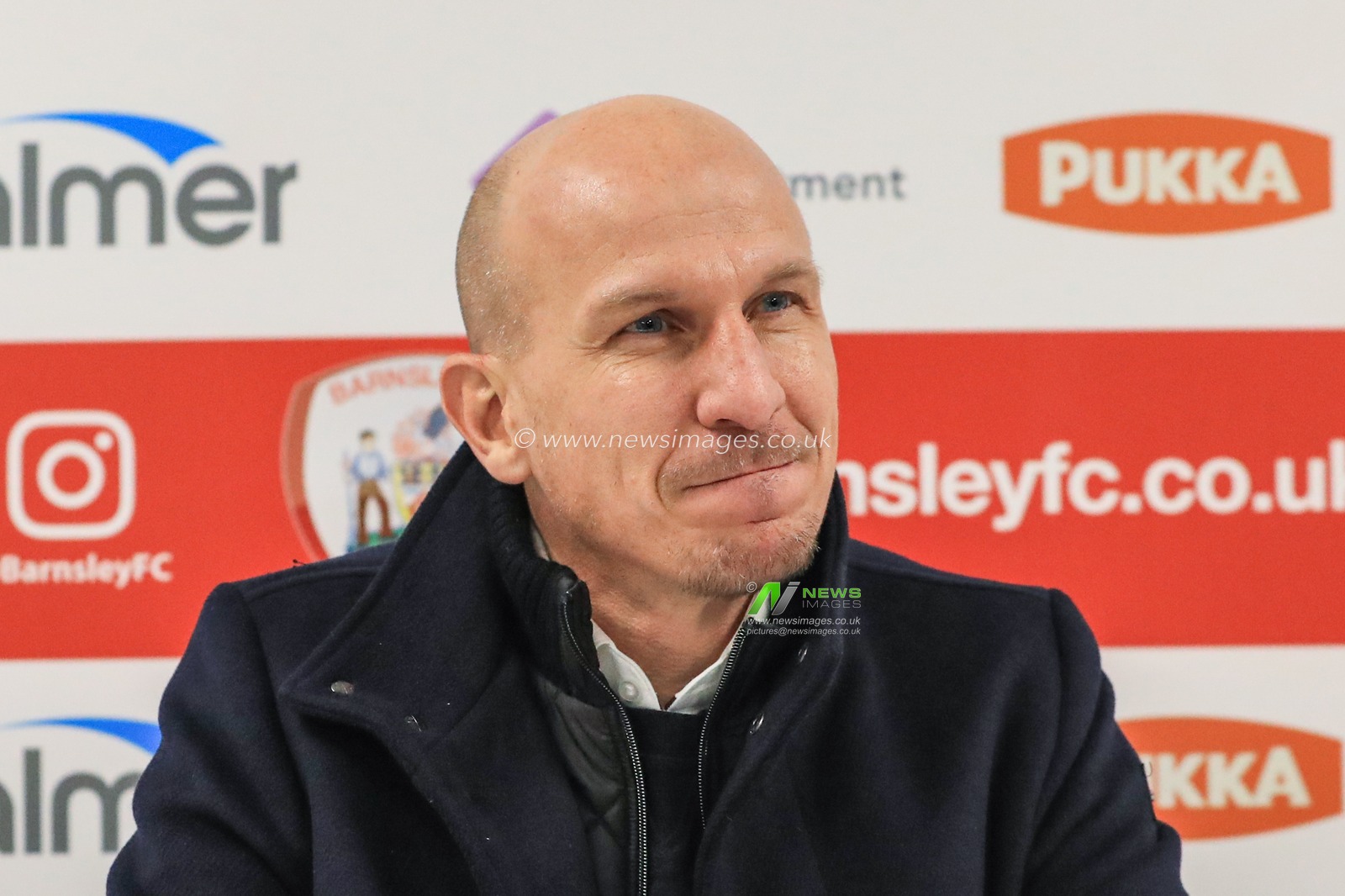 26th December 2019, Oakwell, Barnsley, England; Sky Bet Championship, Barnsley v West Bromwich Albion : Gerhard Struber manager of Barnsley FC speaks to the press as Barnsley hold West Bromwich Albion to a 1-1 draw 

Credit: Mark Cosgrove/News Images