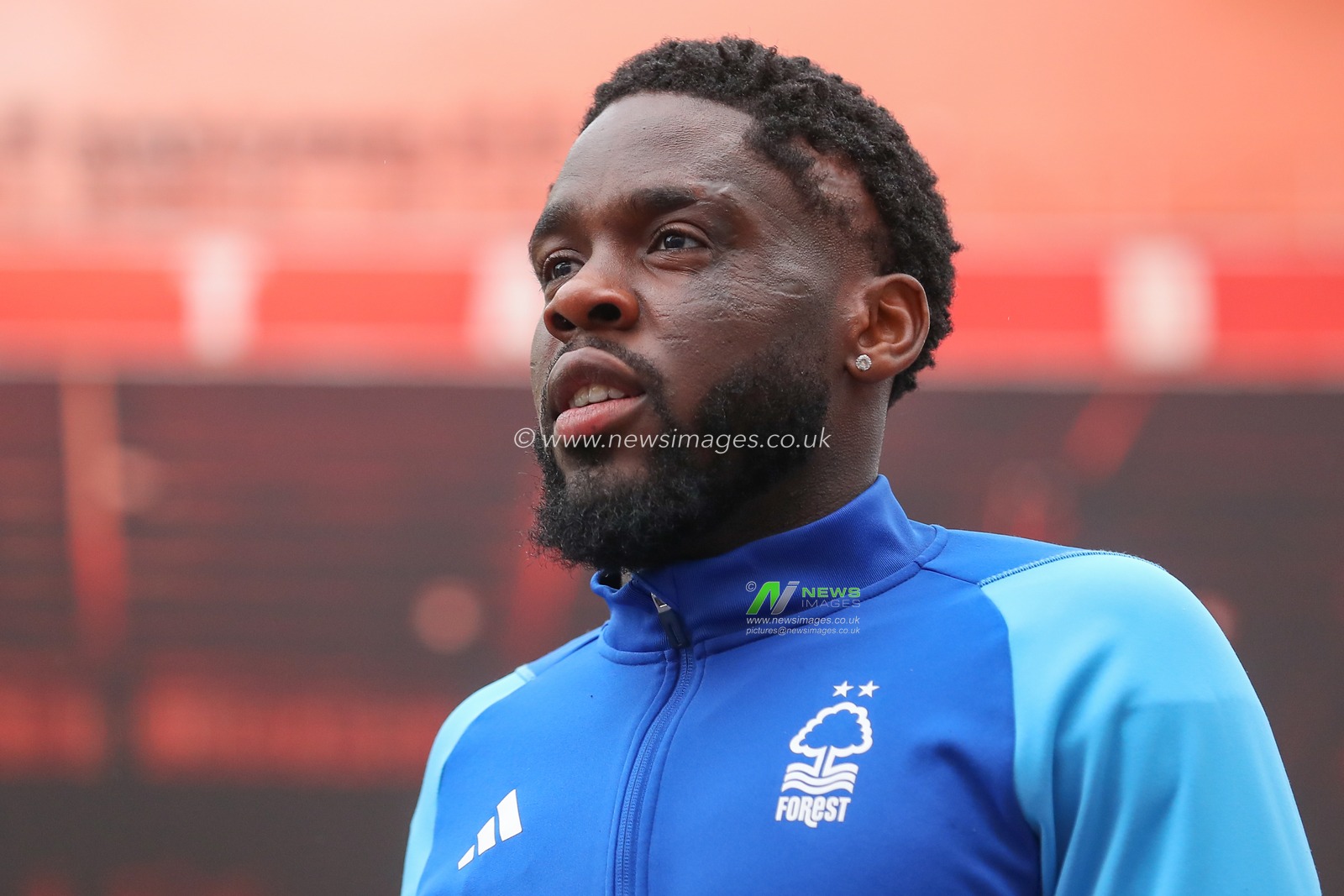 Orel Mangala #5 of Nottingham Forest arrives ahead of the Premier League match Nottingham Forest vs Aston Villa at City Ground, Nottingham, United Kingdom, 5th November 2023

(Photo by Gareth Evans/News Images)