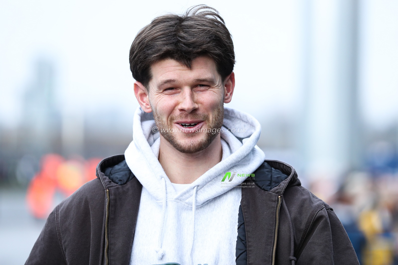 Illan Meslier of Leeds United arrives at stadium ahead of the Premier League match Leeds United vs Fulham at Elland Road, Leeds, United Kingdom, 17th January 2026

(Photo by Jorge Horsted/News Images)