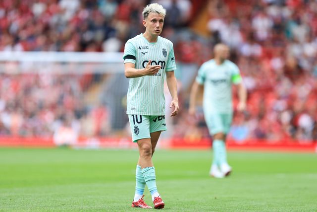 Aleksandr Golovin of Monaco during the pre-season friendly match Liverpool vs Monaco at Anfield, Liverpool, United Kingdom on 09 August 2026

(Photo by Jorge Horsted/News Images)