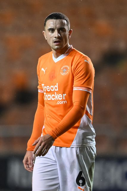 Oliver Norburn of Blackpool during the Vertu Trophy match Blackpool vs Aston Villa U21 at Bloomfield Road, Blackpool, United Kingdom, 17th December 2024

(Photo by Craig Thomas/News Images)